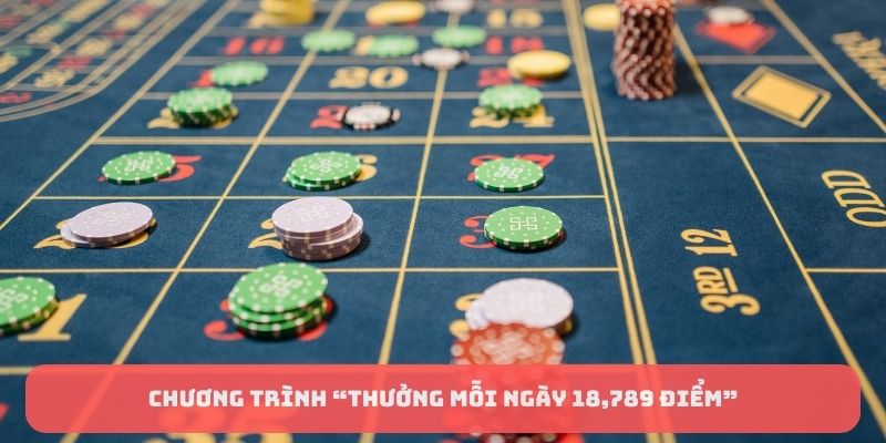 Chương trình “Thưởng mỗi ngày 18789 điểm”